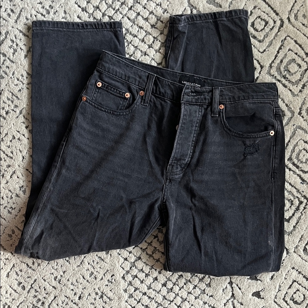Lucky Brand 90’s Loose High Rise Straight Jeans